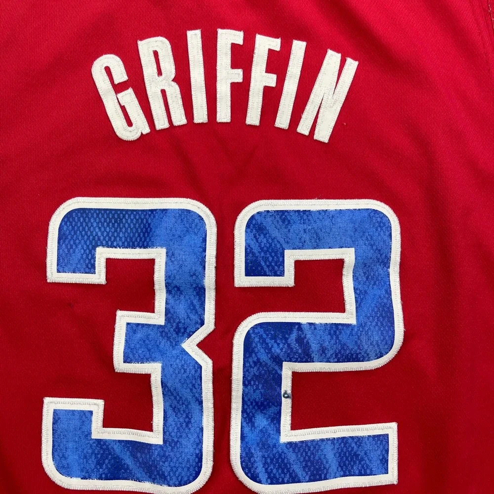 Adidas Basketball Jersey Men 3XL Red Blake Griffin #32 Los Angeles Clippers NBA